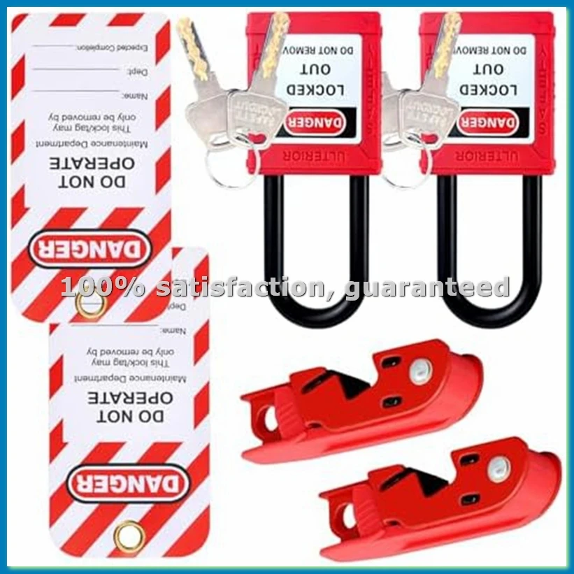 

Набор блокировок для выключателей, блокировка выключателей, бирка блокировки-идентификации, для стандартных одинарных и двойных переключателей B-A10G