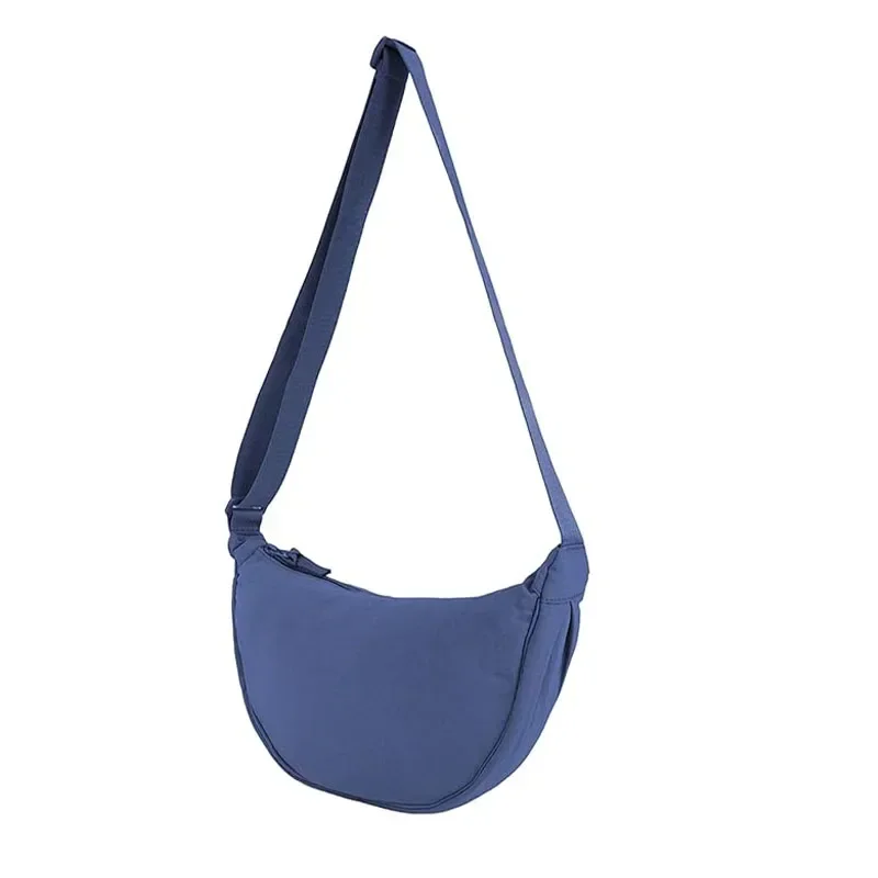 Bolso cruzado con bandolera para hombre y mujer, bolsa de media luna, Bolso pequeño de moda, bolso de mano informal, TW14