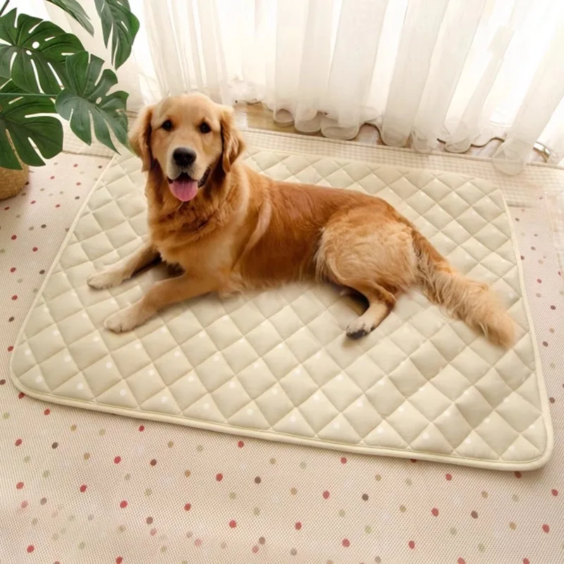 

Manufacturer Self Cooling Ice Silk Non-slip Cat Dog Pet Cool Mat Bed Pad for Indoor Outdoor