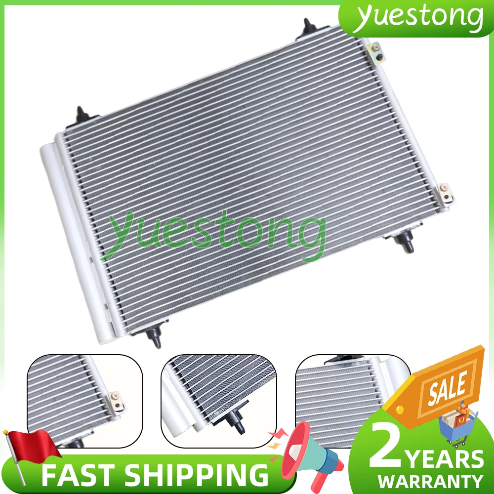 For 9682531580 Peugeot 308 3008 PARTNER TEPEE RCZ CITROEN DS4 Air Conditioning Condenser 6455HN 6455HT 9650545480 9650631480