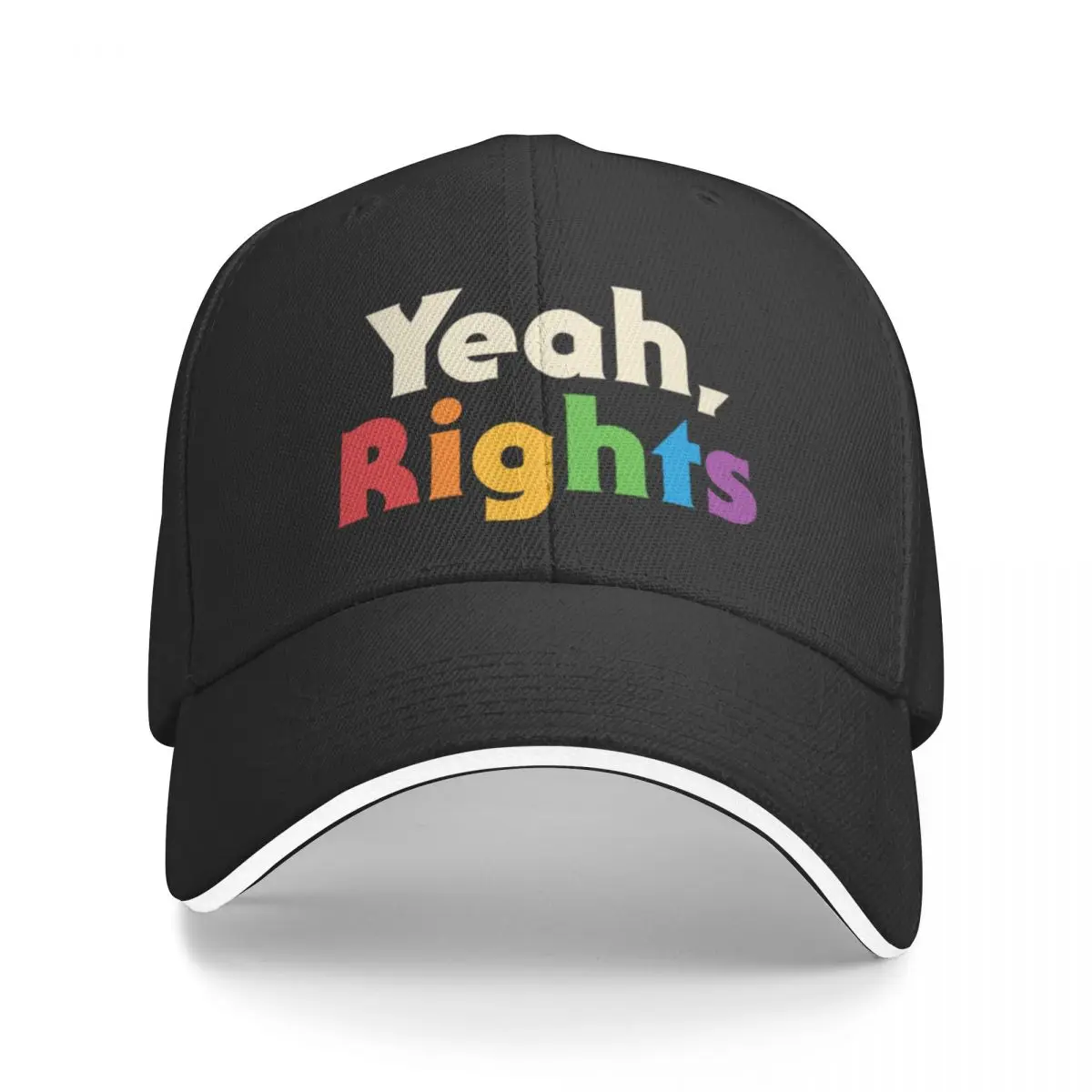 Yeah, Rights Baseball Caps Outdoor Solid Hip Hop Hat Sun Caps Snapback Hats