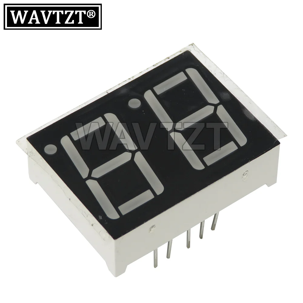 Tubo digital com 12 agulhas LED vermelho Display, cátodo comum como tempo vermelho, 1 bit segmento, 1 bit, 2PCs, 3 bit, 4 bit, 0,56 pol, 2PCs