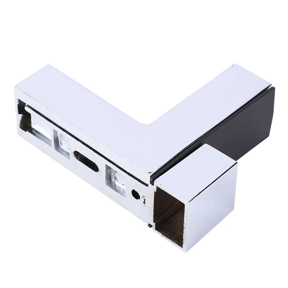 Penjepit Kaca Tebal, Rak Kaca, Paduan Seng, Dapat Disesuaikan, Tipe F, Perlengkapan Perangkat Keras, Penjepit Paduan Seng, Rak Kaca