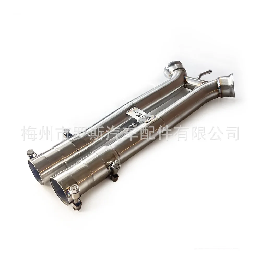 Подходит для Porsche Panamera 971 2.9 3.0 2017-2023, средняя выхлопная труба