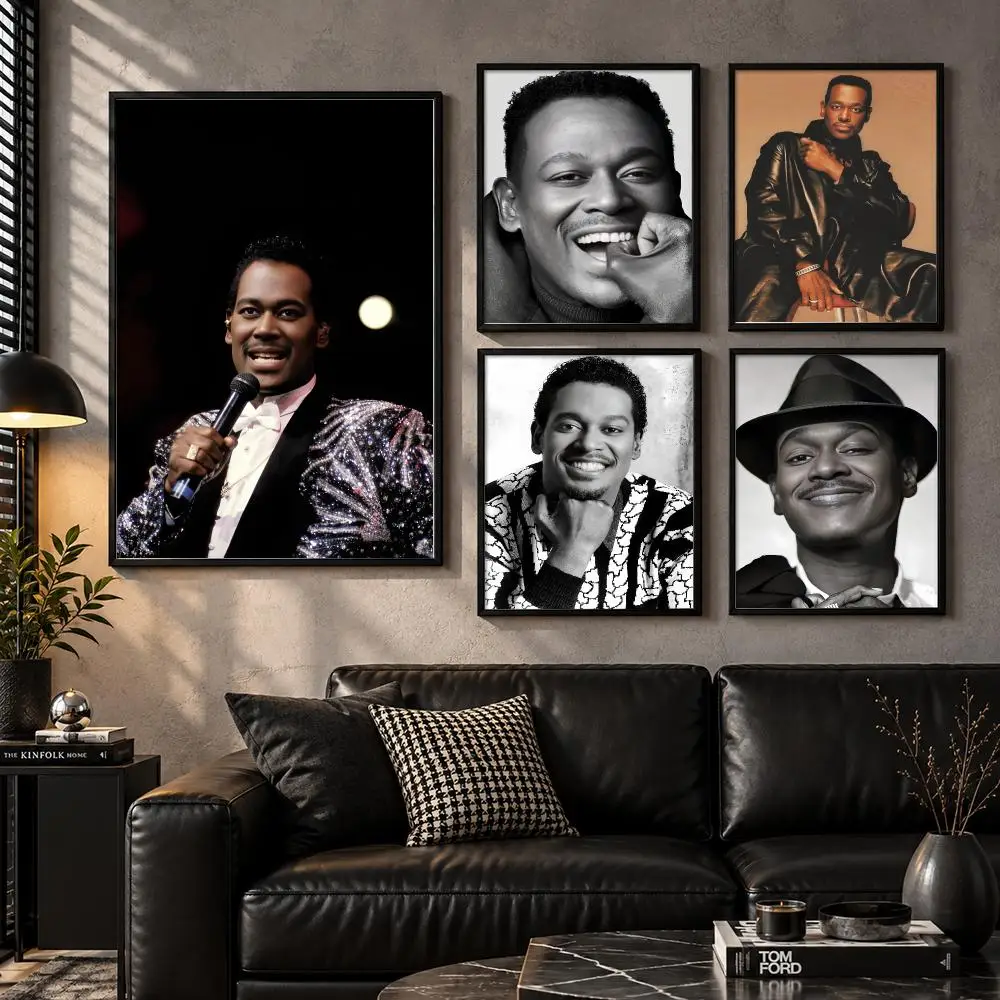 Soul L-Luther Vandross Poster Modern Wall Art Sticker For Living Room Bedroom Bar Home Decor Mural Painting Decoration