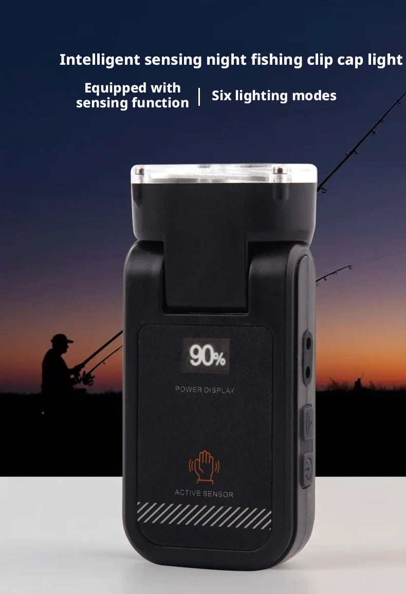 Headlamp for Night Fishing - High-Intensity Long-Range Rechargeable Outdoor Portable Multi-Function Handheld Flashlight