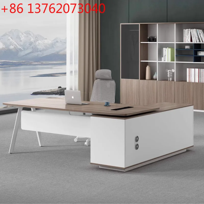 

Simple and elegant Boss Supervisor Manager office desk Room desks Computer desk room offices study table workstations