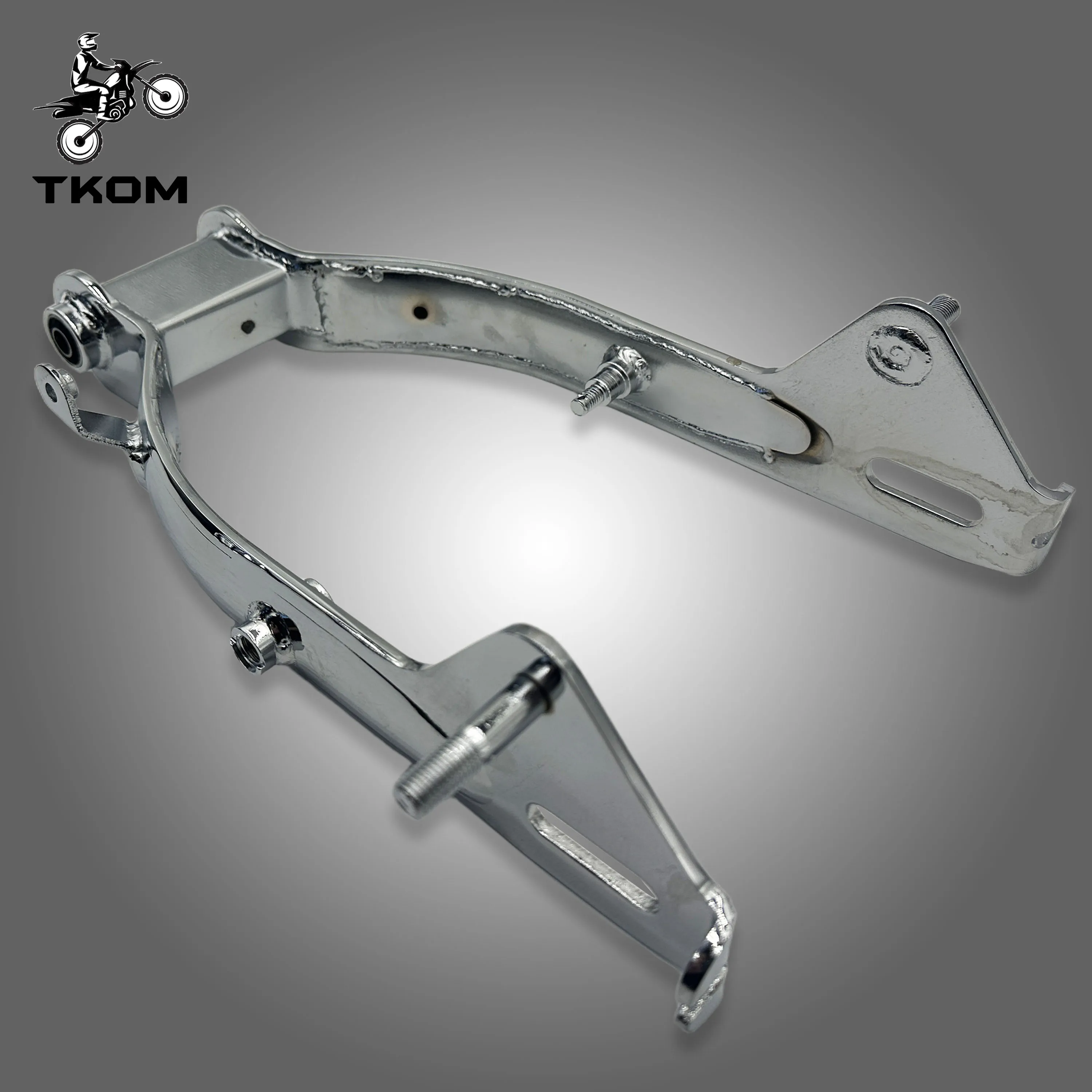 Brazo oscilante CT70, balancín plateado para motocicleta, balancín de aleación de aluminio para HONDA DAX ST70 CT70 SL70