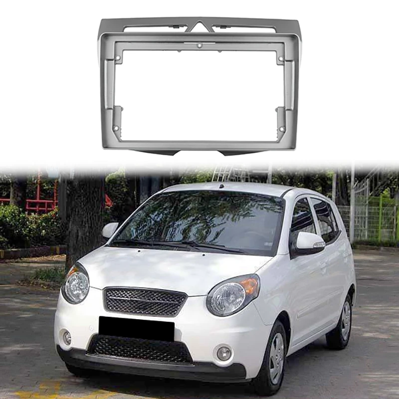 Car Radio Fascia for MORNING/ PICANTO 2008 DVD Stereo Frame Plate Adapter Mounting Dash Installation Bezel Trim