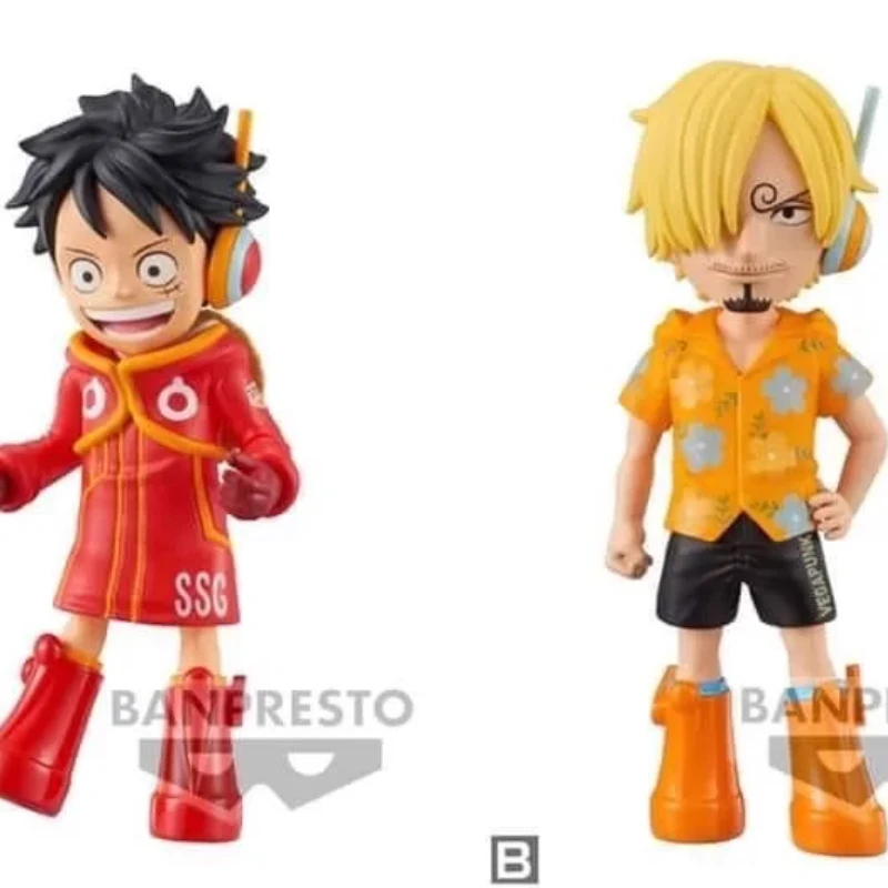 In Stock Original BANDAI WCF Luffy FRANKY Burukku BROOK Nami Sanji EggHead Vol.1 Anime Action Figure Toys 7cm PVC Model Gift