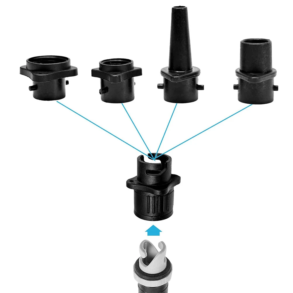 Adaptador de barco inflable de paleta, boquillas de bomba Sup, convertidor de válvula de cometa de aire, estándar, tablero Schrader, accesorios de barco