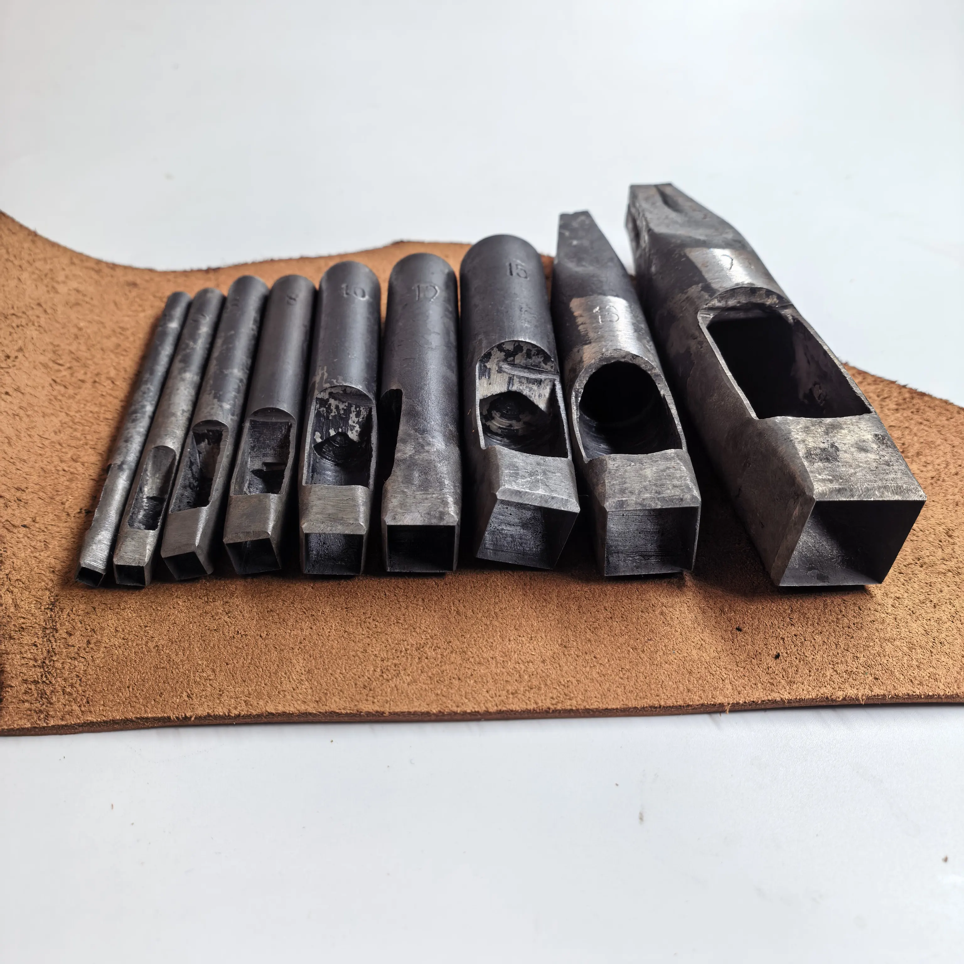 June tree DIY leather perforated punch square - shaped flower punch leather tool Square side length 4-30mm