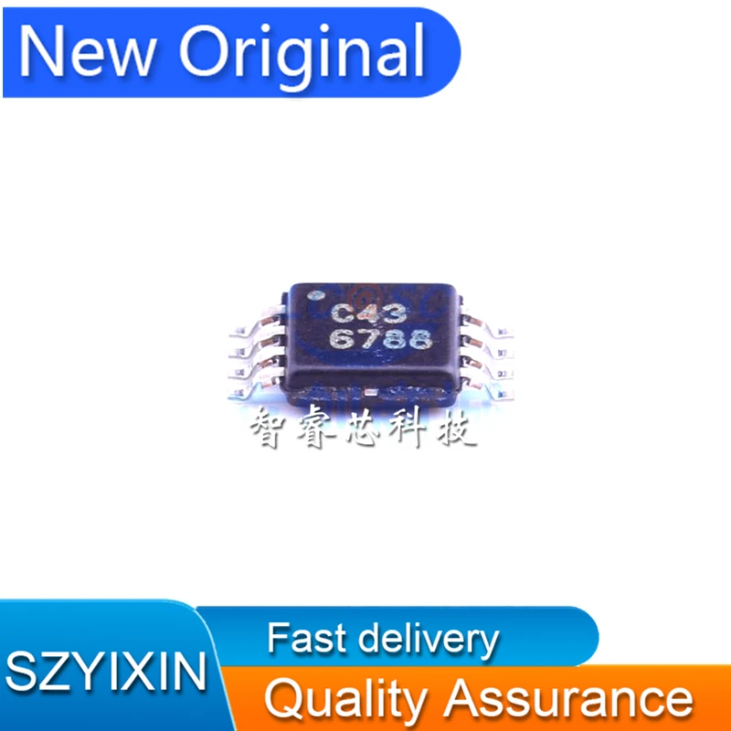 5 قطعة/الوحدة جديد الأصلي OPA2343EA/2K5 MSOP8 الشاشة الحريرية C43 مضخم التشغيل ICIC #1