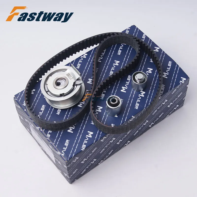 

High Quality Engine Belt Tensioner Pulley Kit For Audi A4 S4 A6 C6 S6 A3 S3 TT For VW Passat EOS Jetta Golf 2.0T 06F198119A