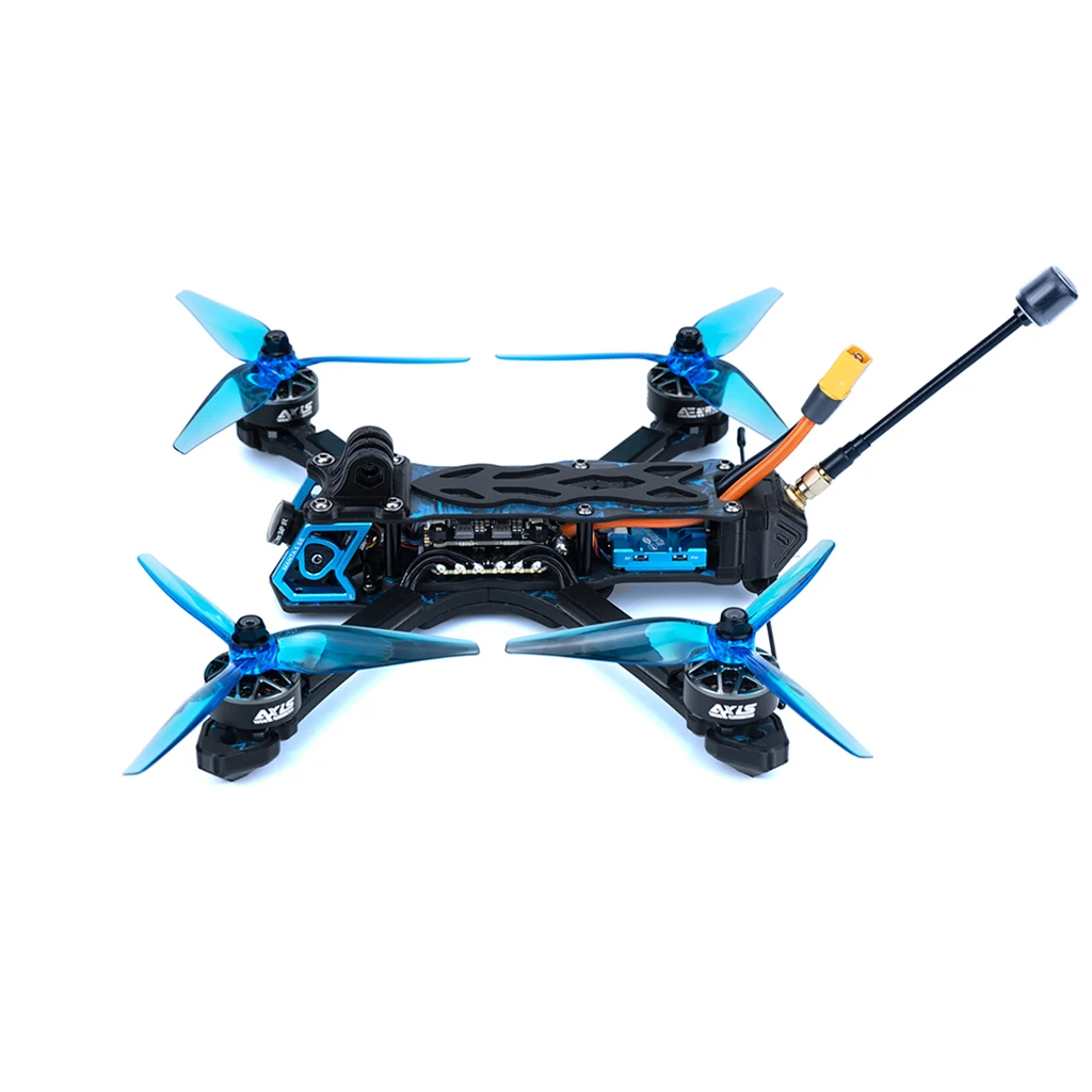 Axisflying Manta5 SE FPV Drone Kit Squashed-X Frame AE227-1960KV Motor with GPS 6S For Cinematic Freestyle Drone