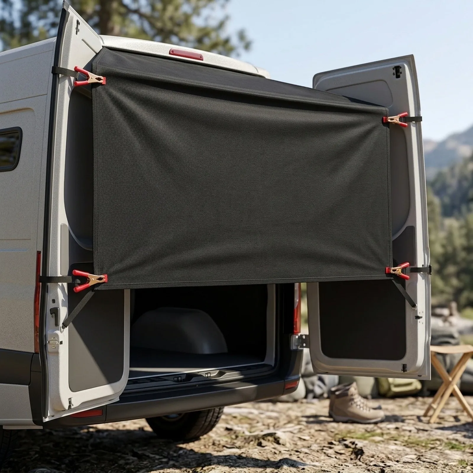 For Nissan NV200 for transporter Rear Awning Working At The Rear Of The Vehicle Waterproof Wear-resistant Compact Storage