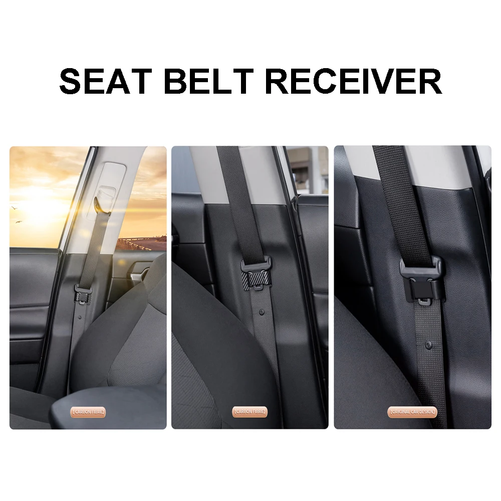 Car Interior Supplies Seat Belt Holder Stabilizer Fastener Style For VW BMW KIA Honda Nissan Hyundai Car Interior Accessories