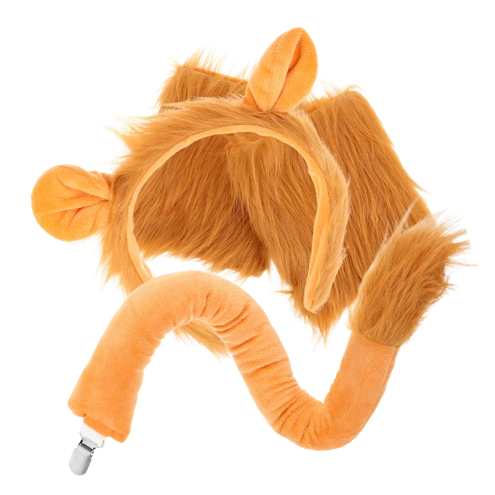 

Lion Ears Headband Set Furry Costume Accessories Gloves Ideal Easter Parties Cosplay Stage Performances Adult Kids