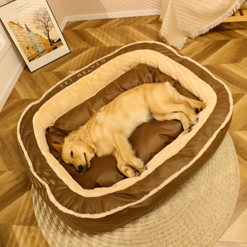 HOOPET Dog House Winter Warm Dog Bed Pet Supplies Four Seasons Universal Dog Cushion Winter Sleeping with Warm Sleeping Cushion