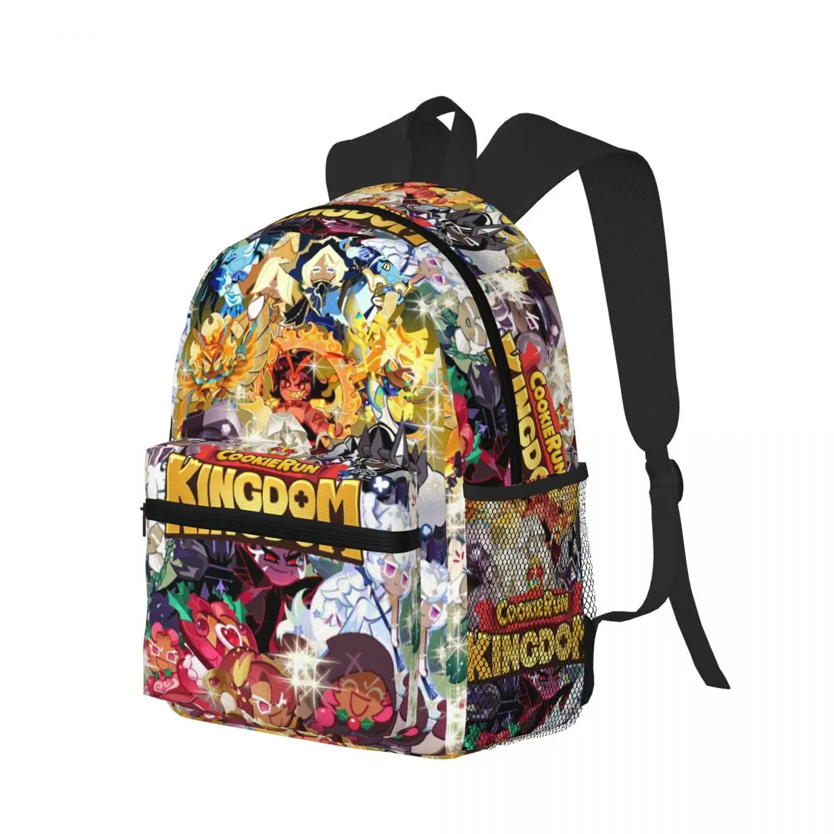 حقيبة ظهر مدرسية للطلاب من Shadow Milk Cookie Run Kingdom، حقيبة ظهر للمشي لمسافات طويلة والسفر للرجال والنساء، حقائب كتف #1