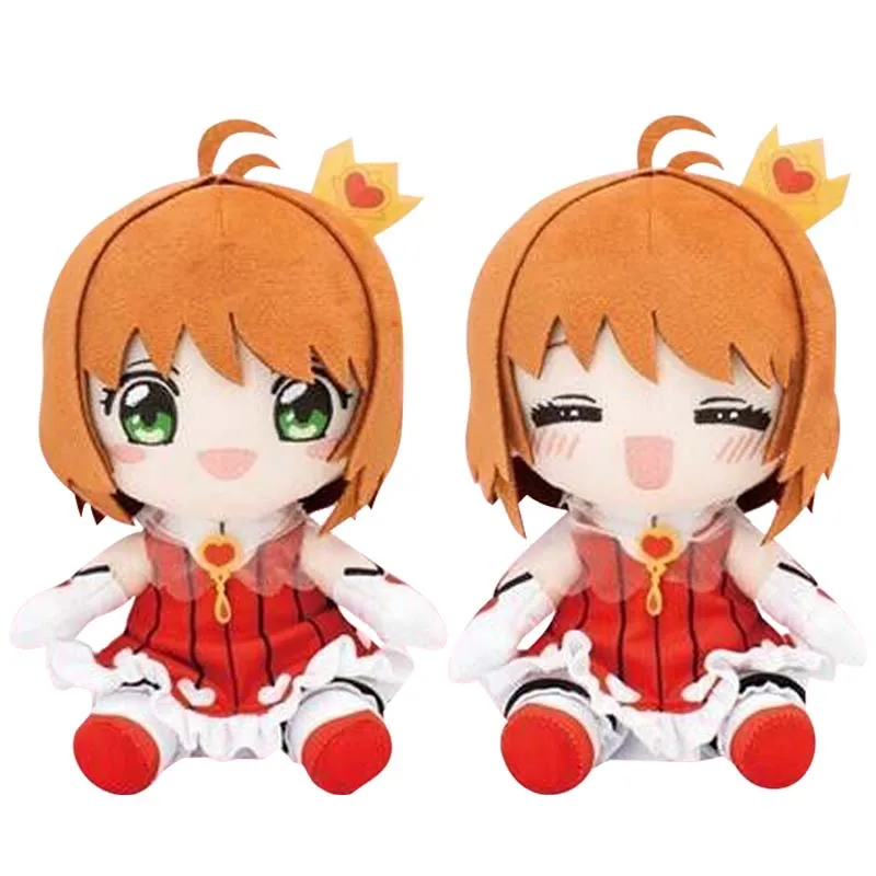 

New Cute Japan Anime Cardcaptor Sakura Kinomoto Sakura Rocket Beat Ver Plush Stuffed Doll Toy 20cm Kids Girls Gifts