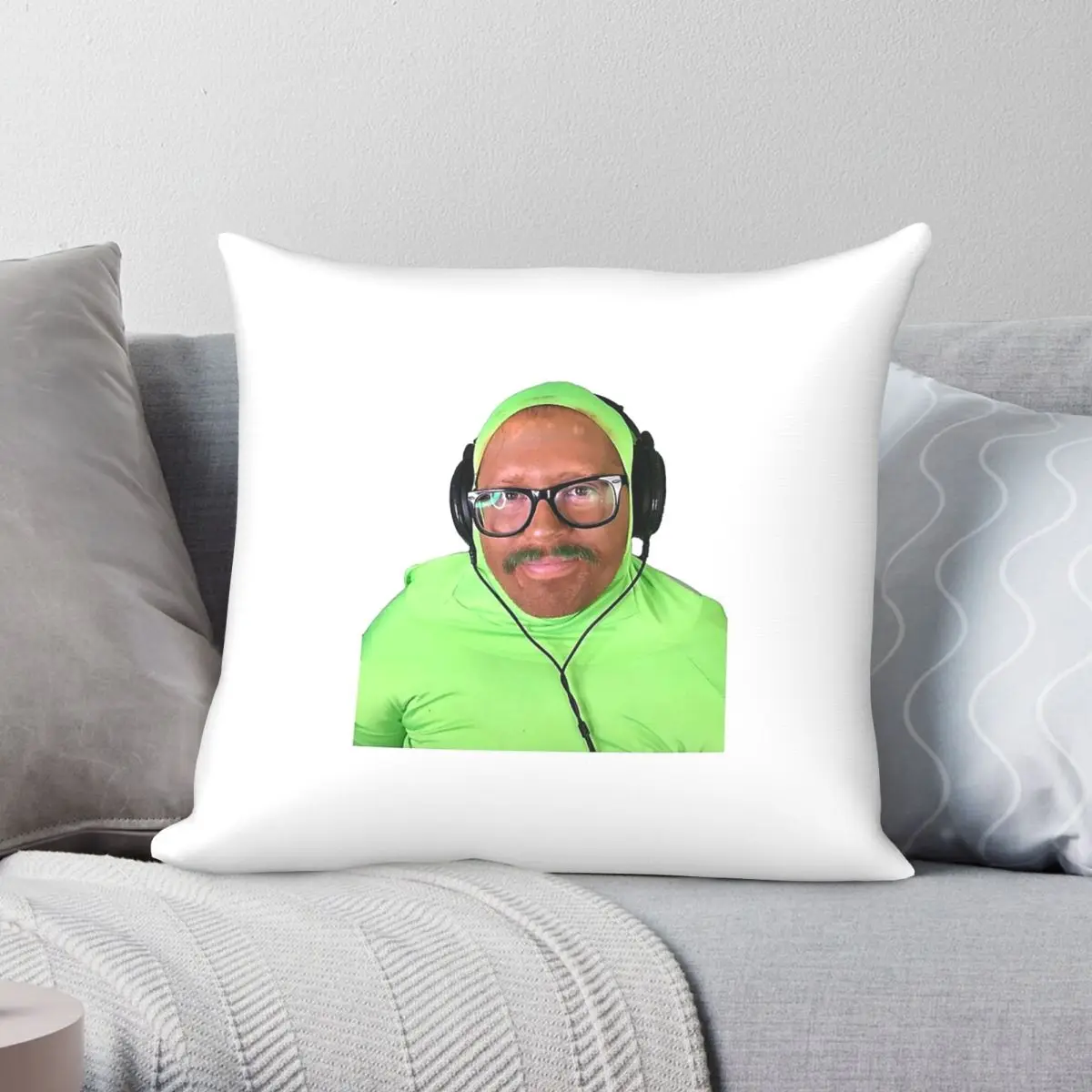Paymoneywubby Cursed Meme Pillowcase Polyester Linen Velvet Pattern Zip Decor Room Cushion Case 45x45
