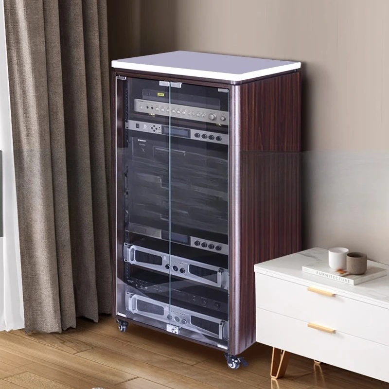 

Home audio and video amplifier cabinet KTV audio cabinet home theater aviation audio-visual machine shelf