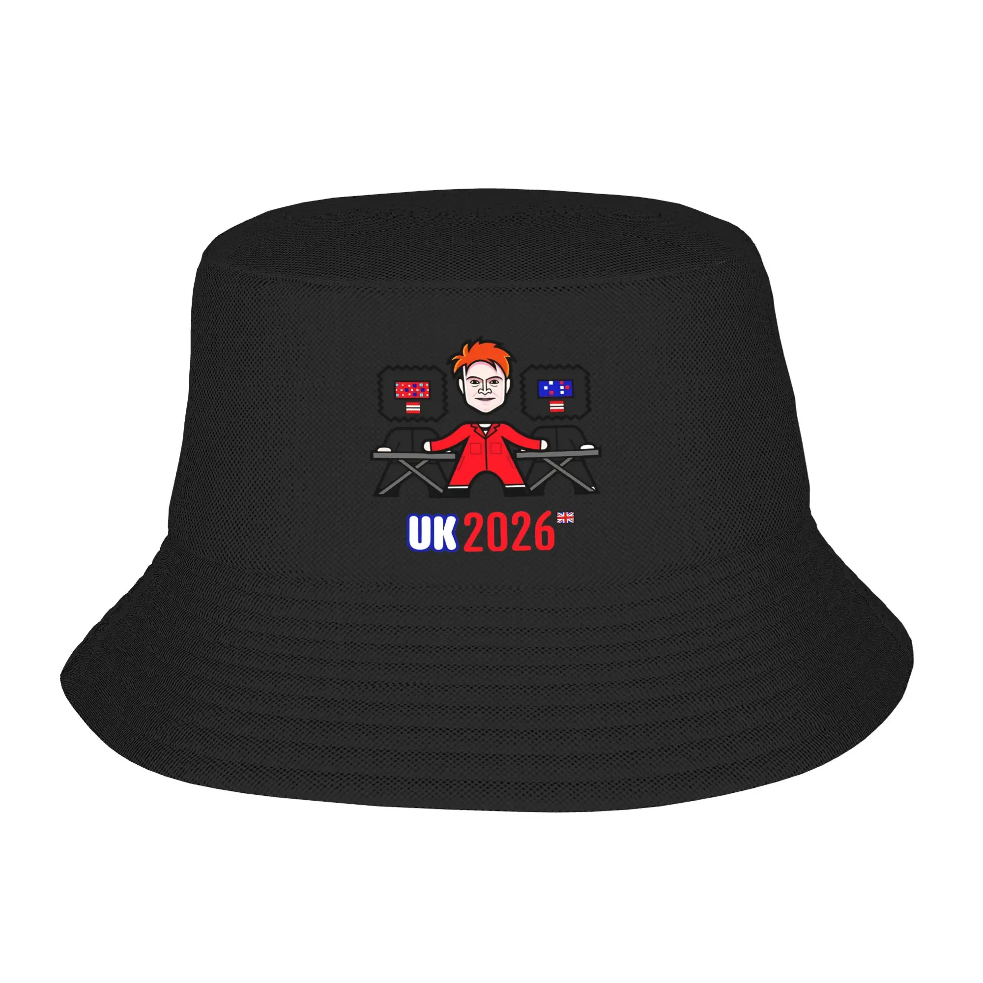 United Kingdom Bucket Hat For Men Women Eurovisions Fisherman Hats Retro Fishing Caps Personality Outdoor Custom DIY Sun Hats