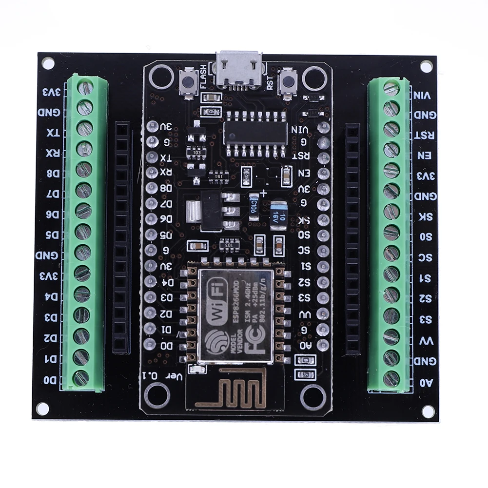 ESP8266 Expansion Board NodeMcu Lua WIFI V3 CH340 GPIO 1 Into 2 Development Module MICRO USB ESP-12E Development Board