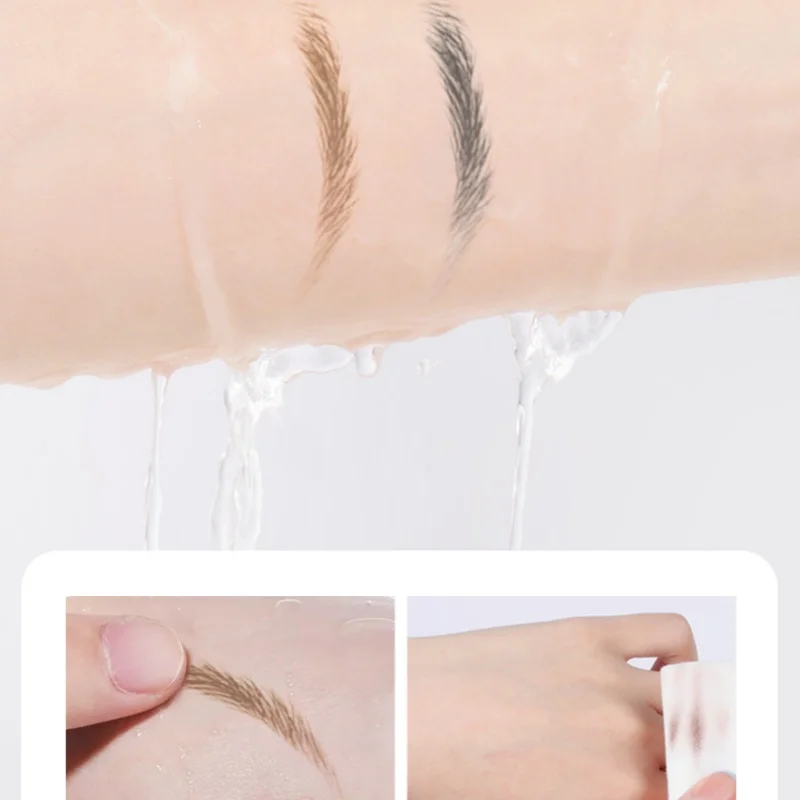 Flüssiger Augenbrauen stift wasserdichter und schweiß beständiger wilder Augenbrauen-Eyeliner-Bleistift Schnellt rockn ender Mehrzweck-Augenbrauen stift