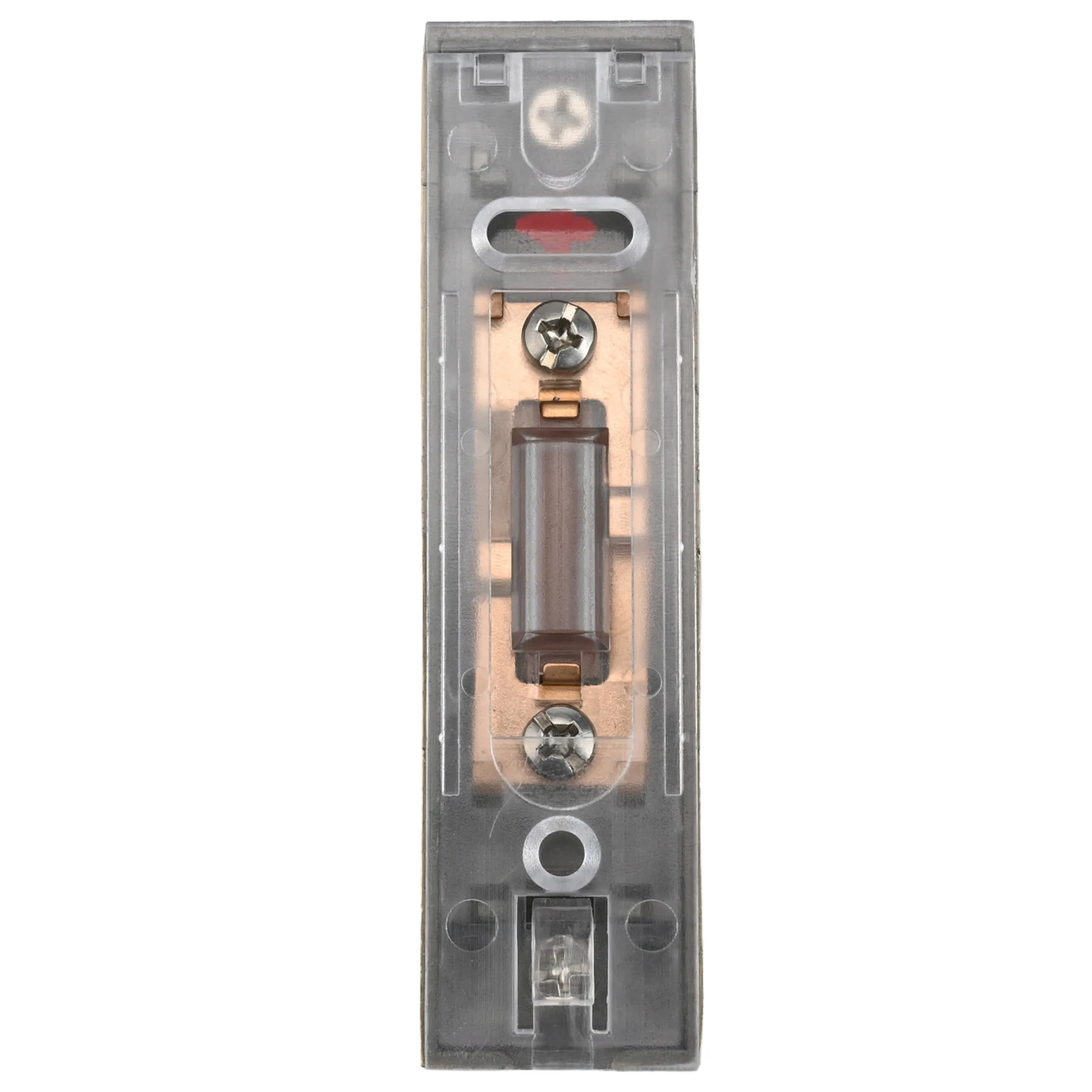 1PCS Wired Lighted Doorbell Button Home Doorbell Switch Wall Button With Indicator Antique Brass Rectangular Door Bell Button