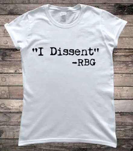

Женская футболка со слоганом и цитатами RBG