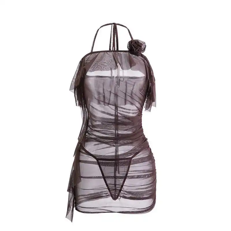 

Женское сексуальное Сетчатое Прозрачное нижнее белье, женское эротическое платье, прозрачная комбинация, одежда для ночного клуба