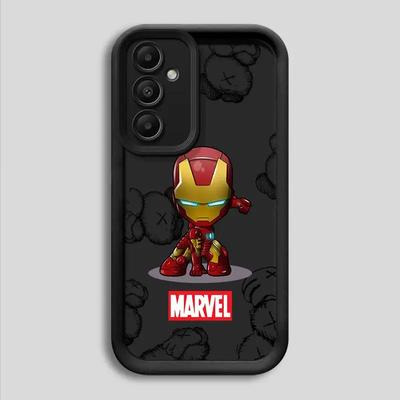 Funda de Iron Man para Samsung Galaxy, carcasa suave de Spiderman, A54, A52, A14, 5G, A53, A12, A13, A71, A23, A34, A33, A21s