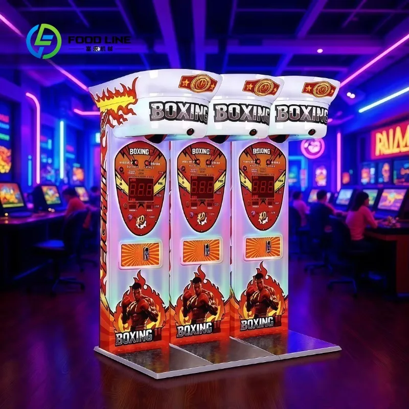 Arcade for Game Machine Metal Amusement Big Punch Ultimate Punching Power Prizes 1 Year Warranty 110/220V Customizable