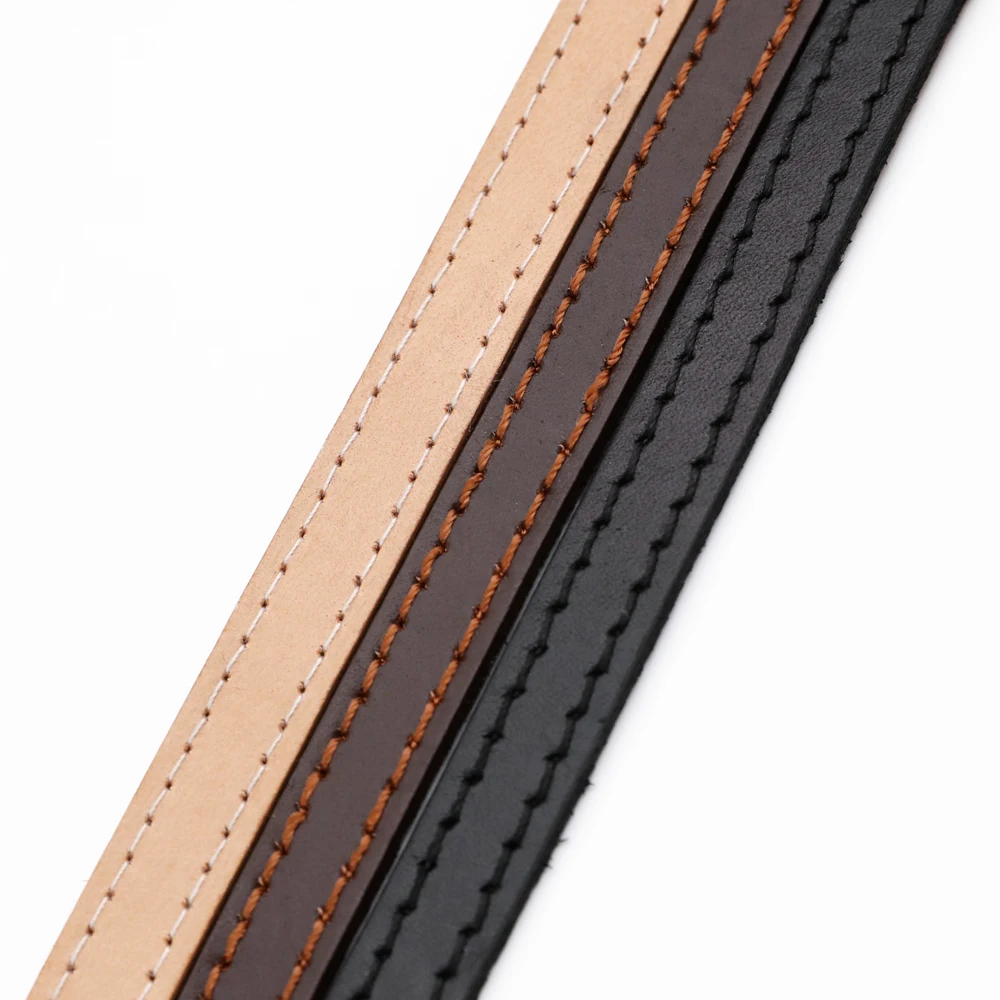 2 Meter Echtes Lederseil Doppelseitig Geflochten 10mm Flache Lederschnur DIY Rucksack mit Halskette Armband Schmuckherstellung Zubehör – Detail 6