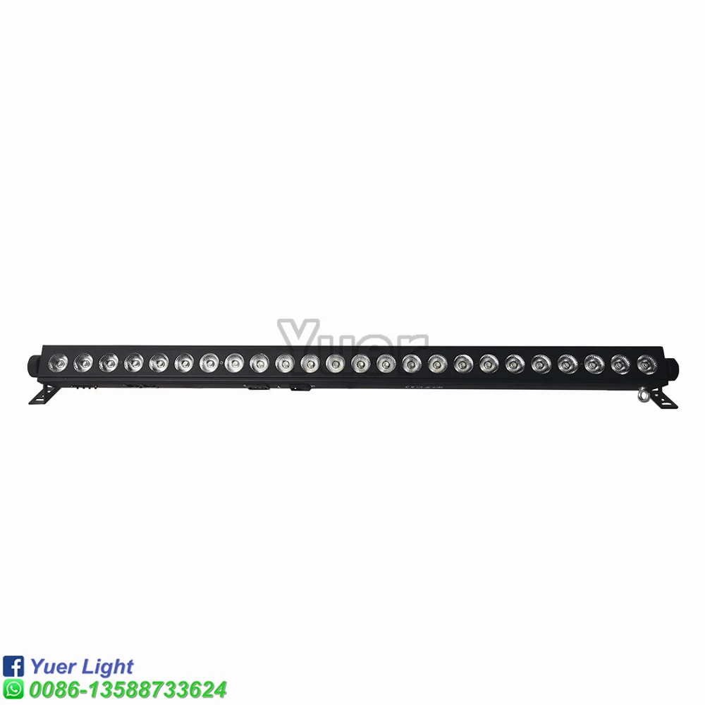 Imagem -02 - Envio Gratuito de 24x4w Led Wall Washer Luz Rgbw Led Barra Luz Dmx Indoor Led Inundação para Baixo Iluminação dj Disco Alta Qualidade Peças Lote o