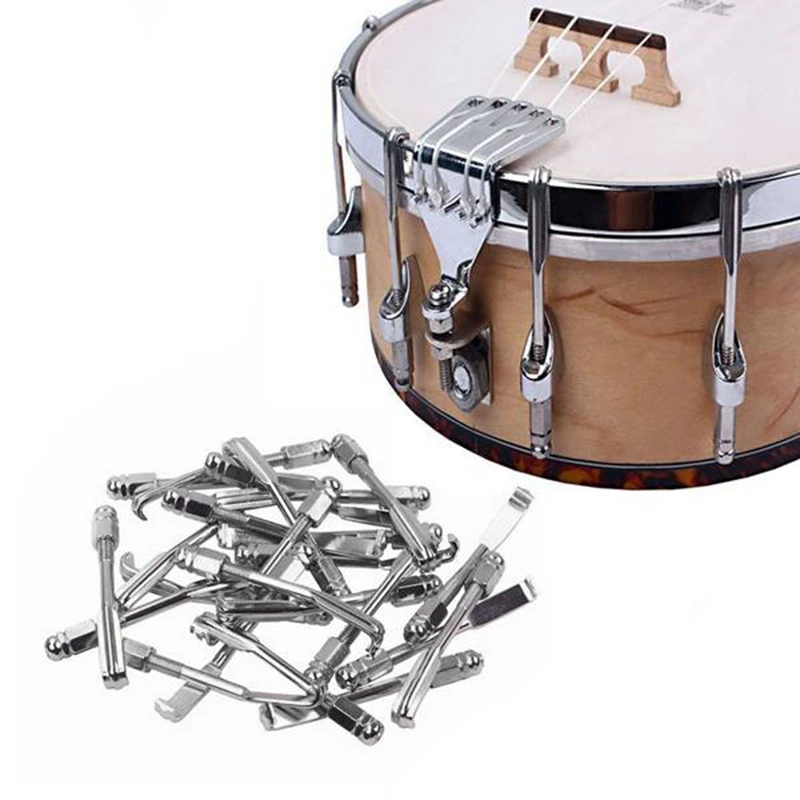 

【A12I】24 Pcs Standard Banjo Hooks,Adjustable Banjo Hooks Banjo Hook Holder Banjo Flat Hooks Parts Accessories