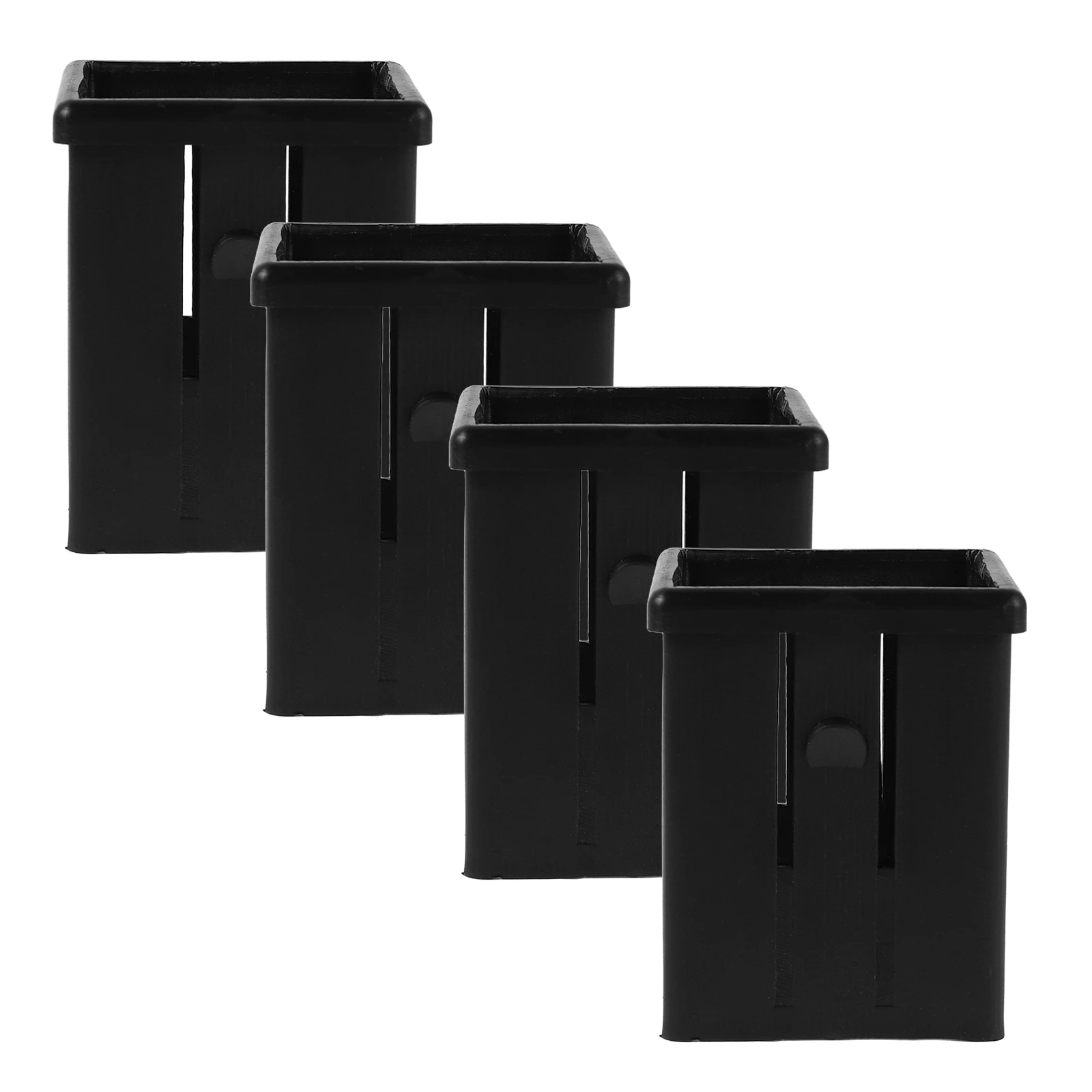 

4Pcs Fitness Equipment Sleeve Square Tube Insert Converter Plastic Glide Tubes Adapter for Training Machine Parts