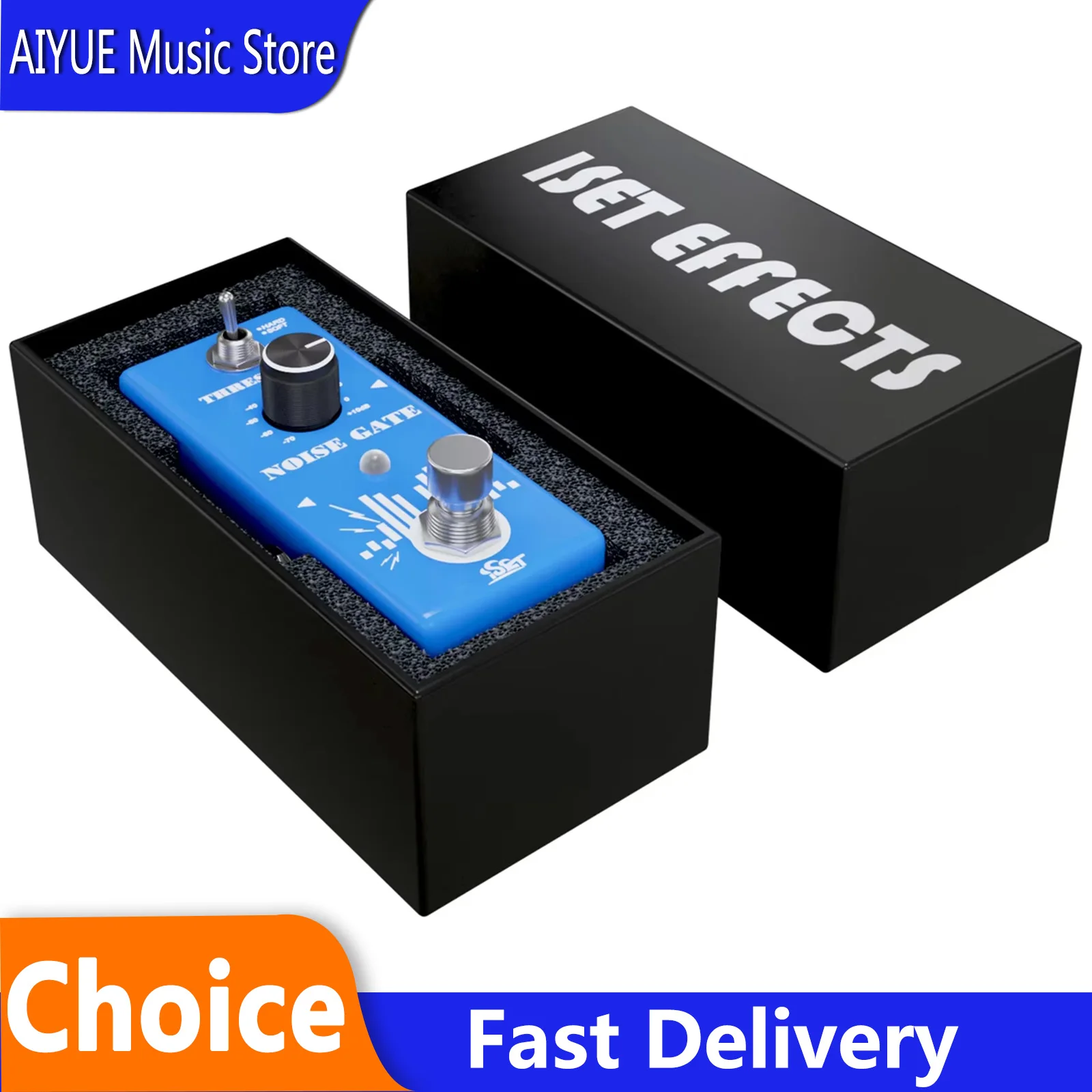 

ISET Guitar Effects Pedal Noise Gate Noise Suppressor Noise Killer Electric Guitar Effect Pedal True Bypass Guitar Parts