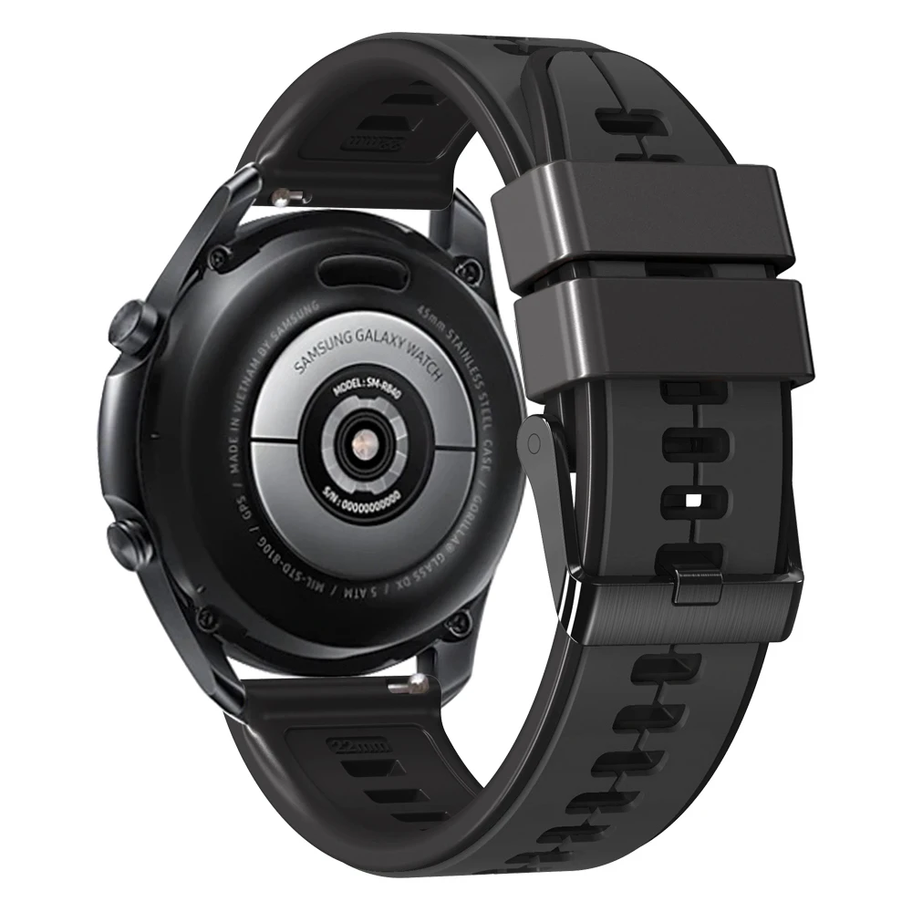 22 مللي متر حزام (Band) ساعة حزام النسخة العالمية شاومي Mi ساعة لون 2 الرياضة S1 برو نشط سيليكون الأشرطة حزام الساعات سوار Correa