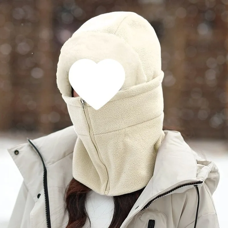 قبعة شتوية للجنسين 3 في 1 للدراجة الإلكترونية - مقاومة للرياح/البرودة، دافئة، تدفئة الأذن، جراب للرقبة