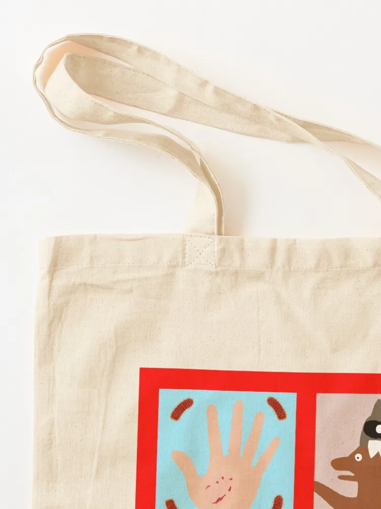 Rabies Quilt Tote Bag shopper bag women Fabric bag Canvas shoulder free delivery bags