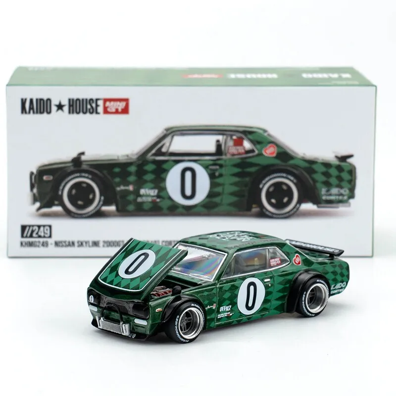 [In Stock] Kaido‑House x Mini GT 1/64 Diecast JDM Wide‑Body Car Models, Multiple Livery Static Collectible Vehicles