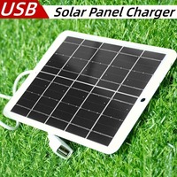 5V Solar Panel 3W USB Charge Portable Flexible Kit Lightweigh Mini System for Phones Car Camping Hiking Power Banks Outdoor