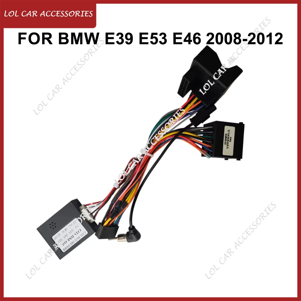 

Для BMW E39 E53 E46 2008-2012 Автомобильный радиоприемник Стерео Android GPS MP5 Плеер Кабель питания Панель Canbus Рамка приборной панели Жгут проводов