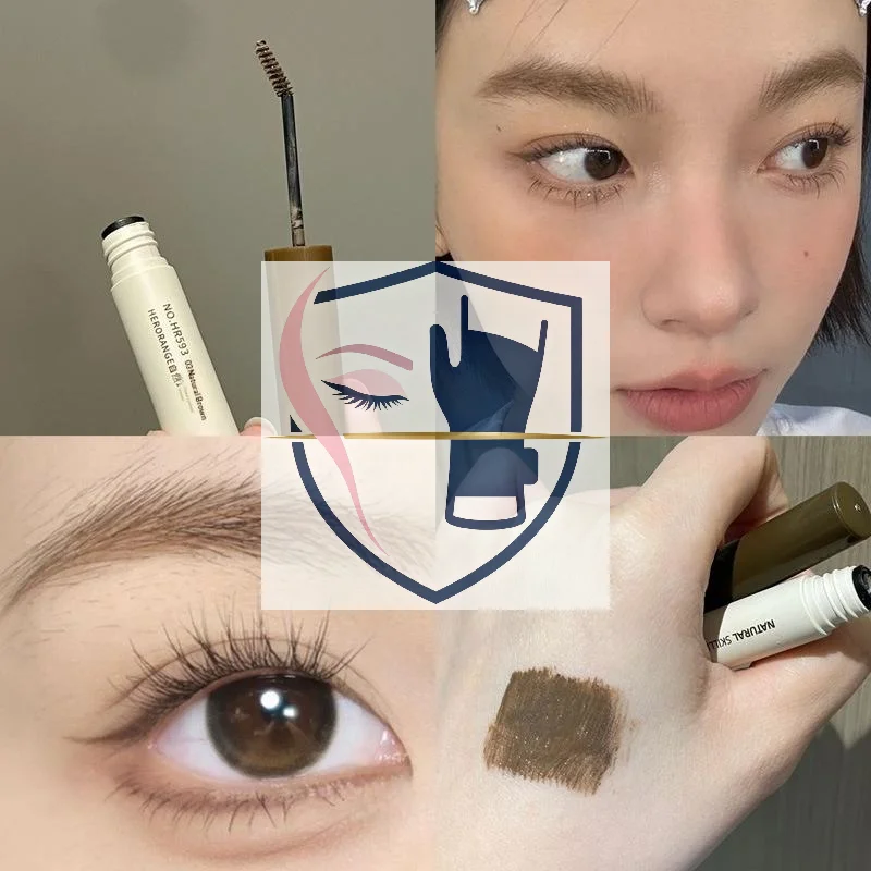 【HERORANJE】Wenkbrauwversterker Kleurstof Gel Tint Waterdicht Langdurig Sneldrogend Verven Brow Tattoo Getinte Crème Brow Make-up Cosmetisch