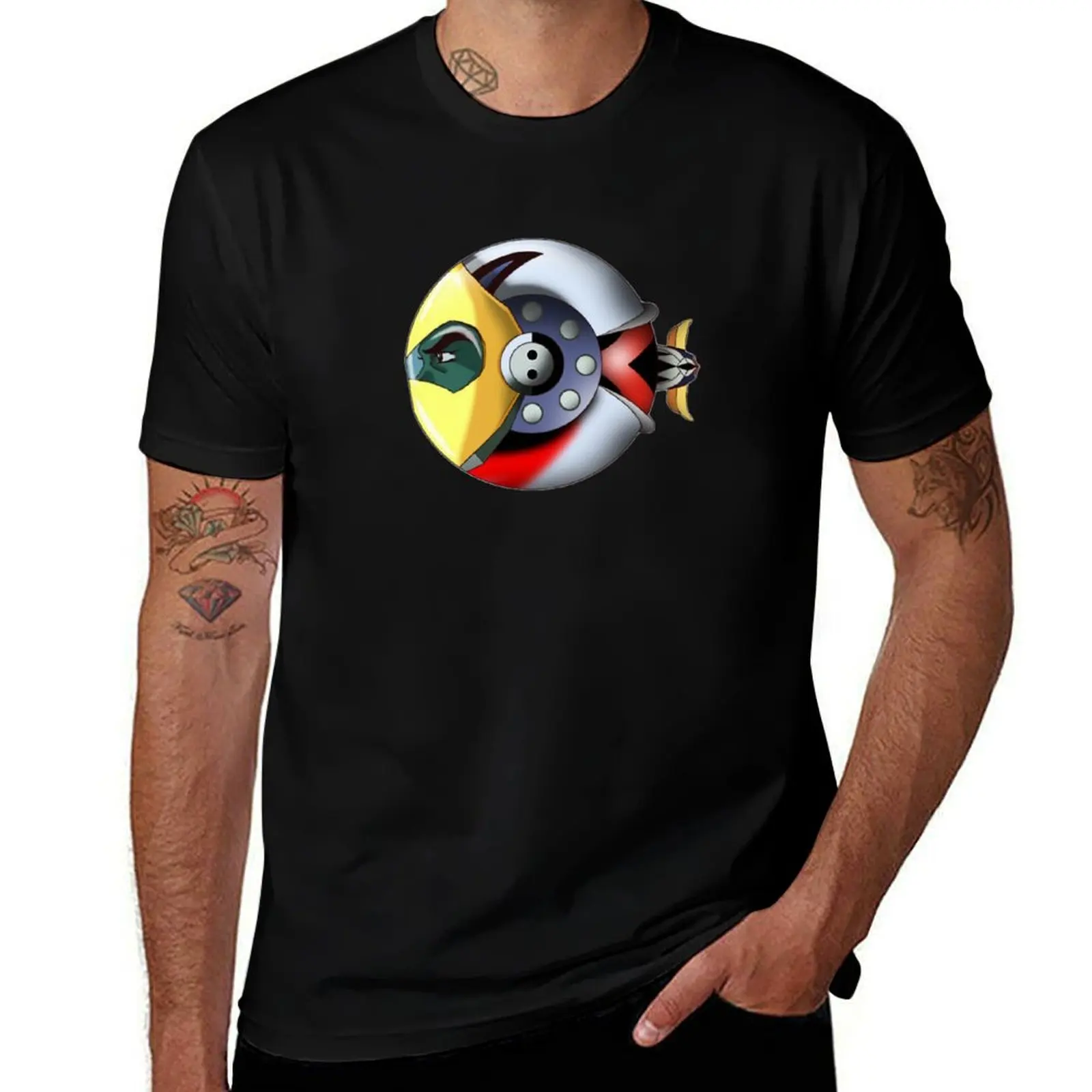 

UFO Robot T-Shirt man t shirt graphic man t shirt luxury T-Shirt
