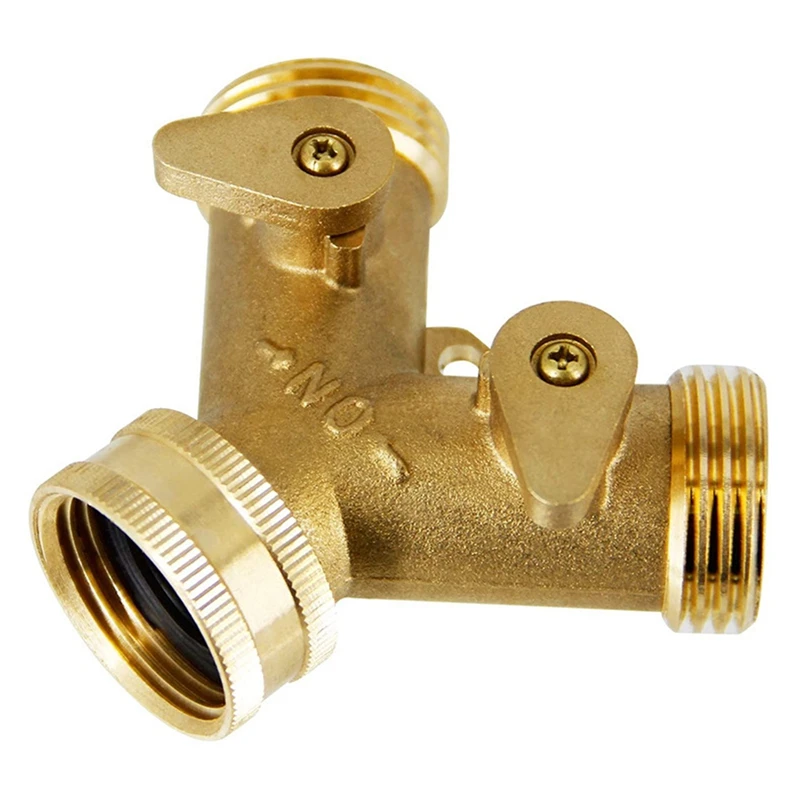 4 قطعة خرطوم حديقة الفاصل انبوب ماء محول لخرطوم الصنبور في الهواء الطلق Y الفاصل