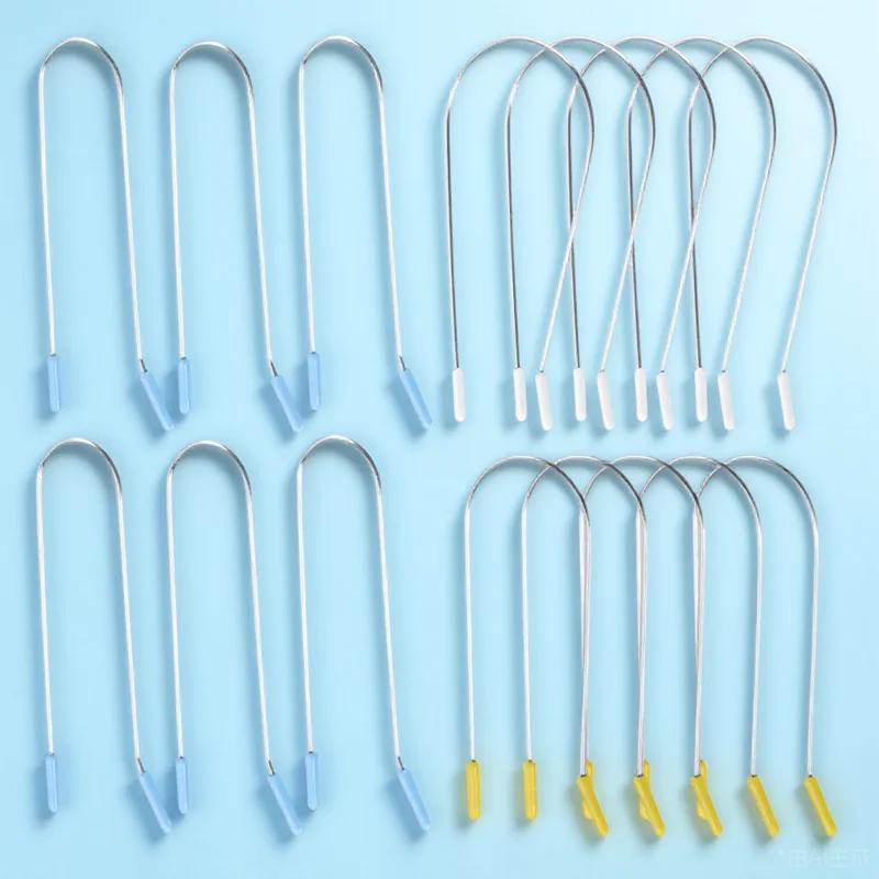 

24Pcs Hot Roller Clips Stainless Steel Hair Curler Replacement for Home Styling Hot Roller Pins Clips for Hair Rollers